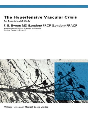 cover image of The Hypertensive Vascular Crisis